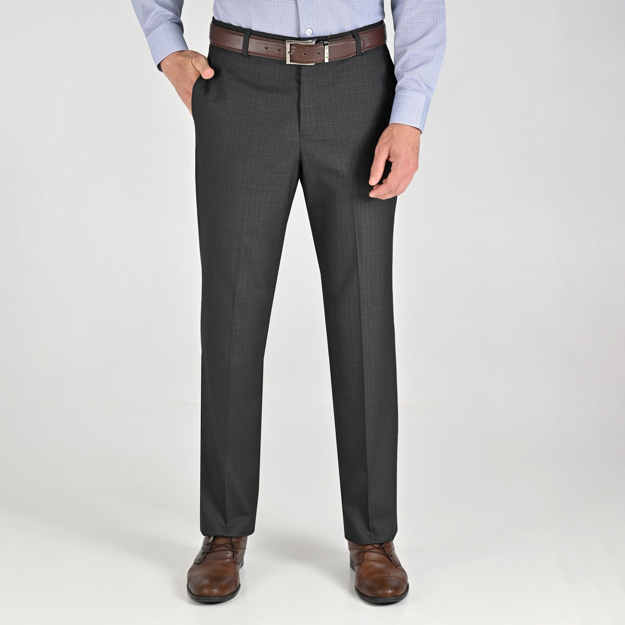 Pantalón de vestir Yale Regular Fit 8222 Gris Oxford