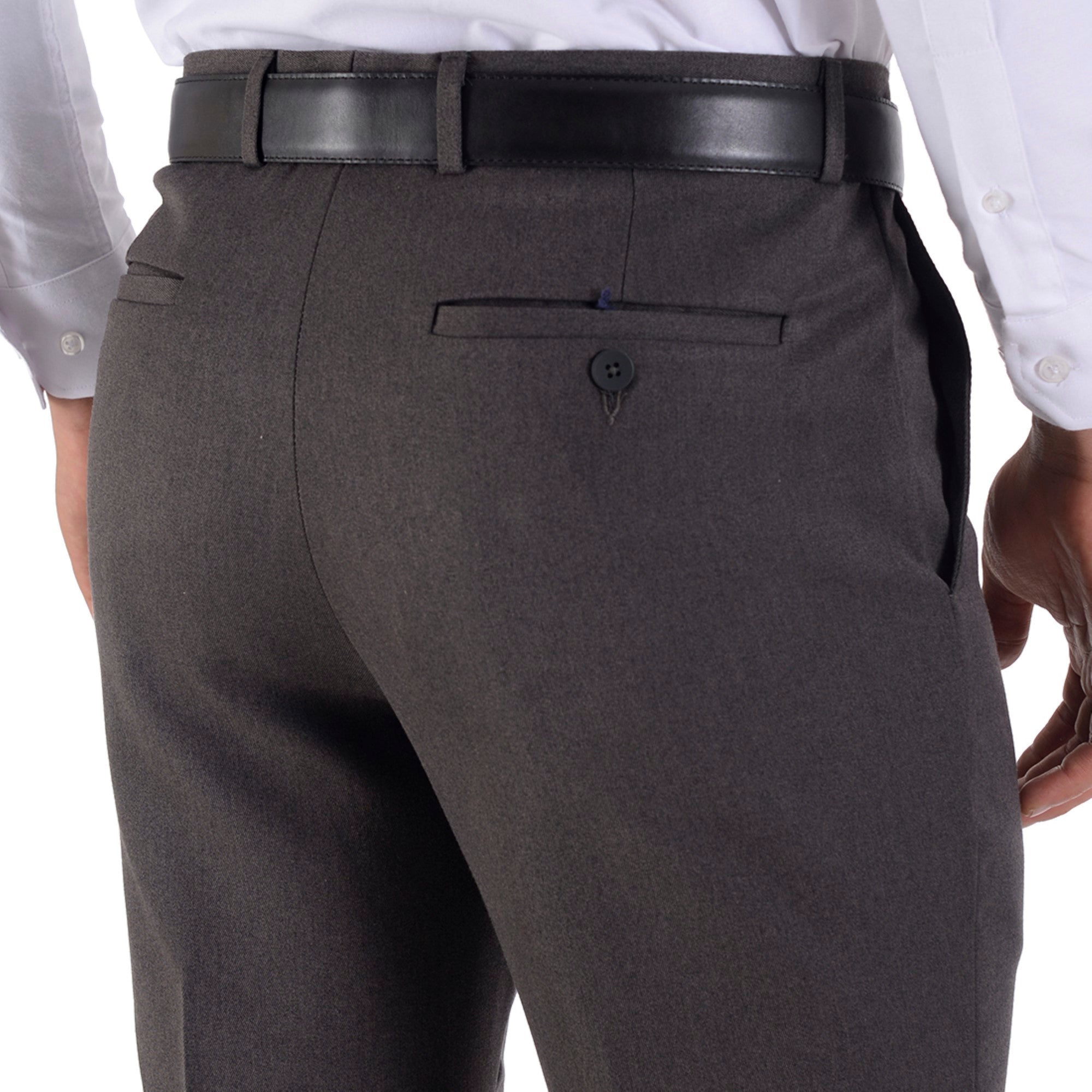 Pantalón de Vestir con Teflón Yale Regular Fit 8541