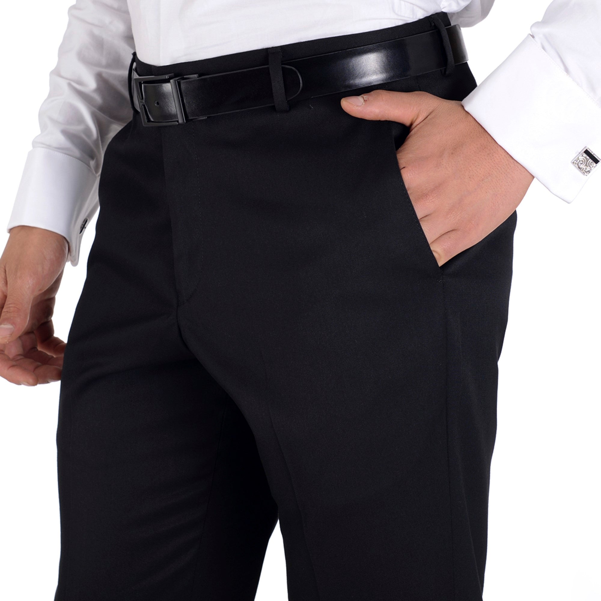Pantalón de Vestir con Teflón Yale Regular Fit 8541