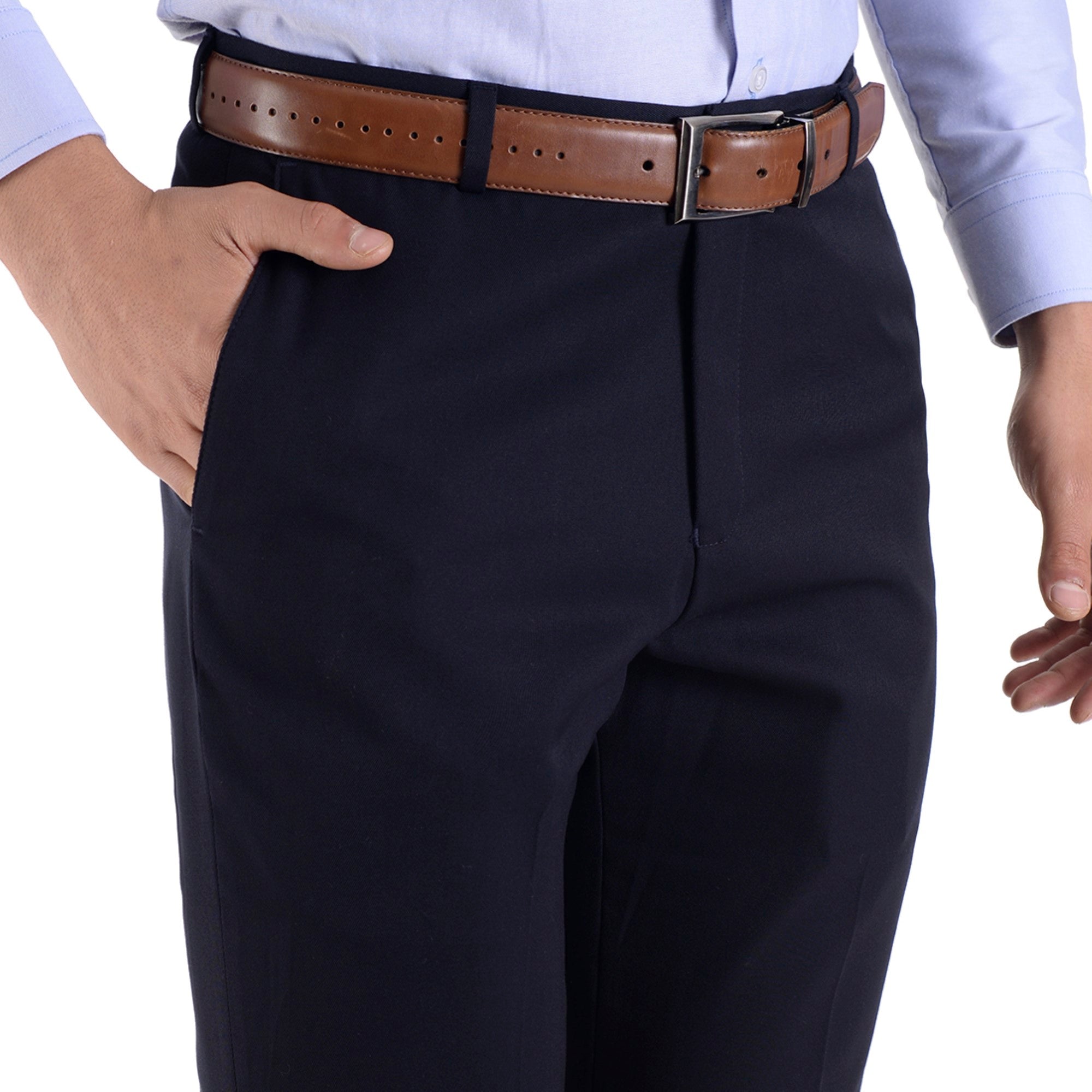 Pantalón de Vestir con Teflón Yale Regular Fit 8541