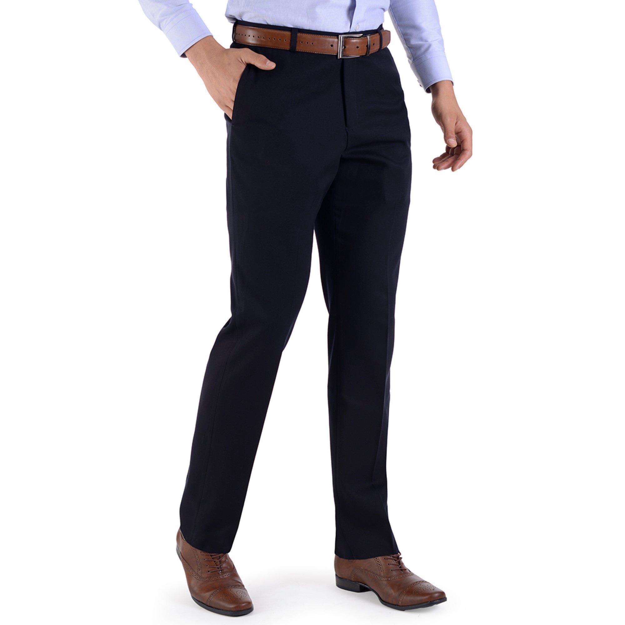 Pantalón de Vestir con Teflón Yale Regular Fit 8541