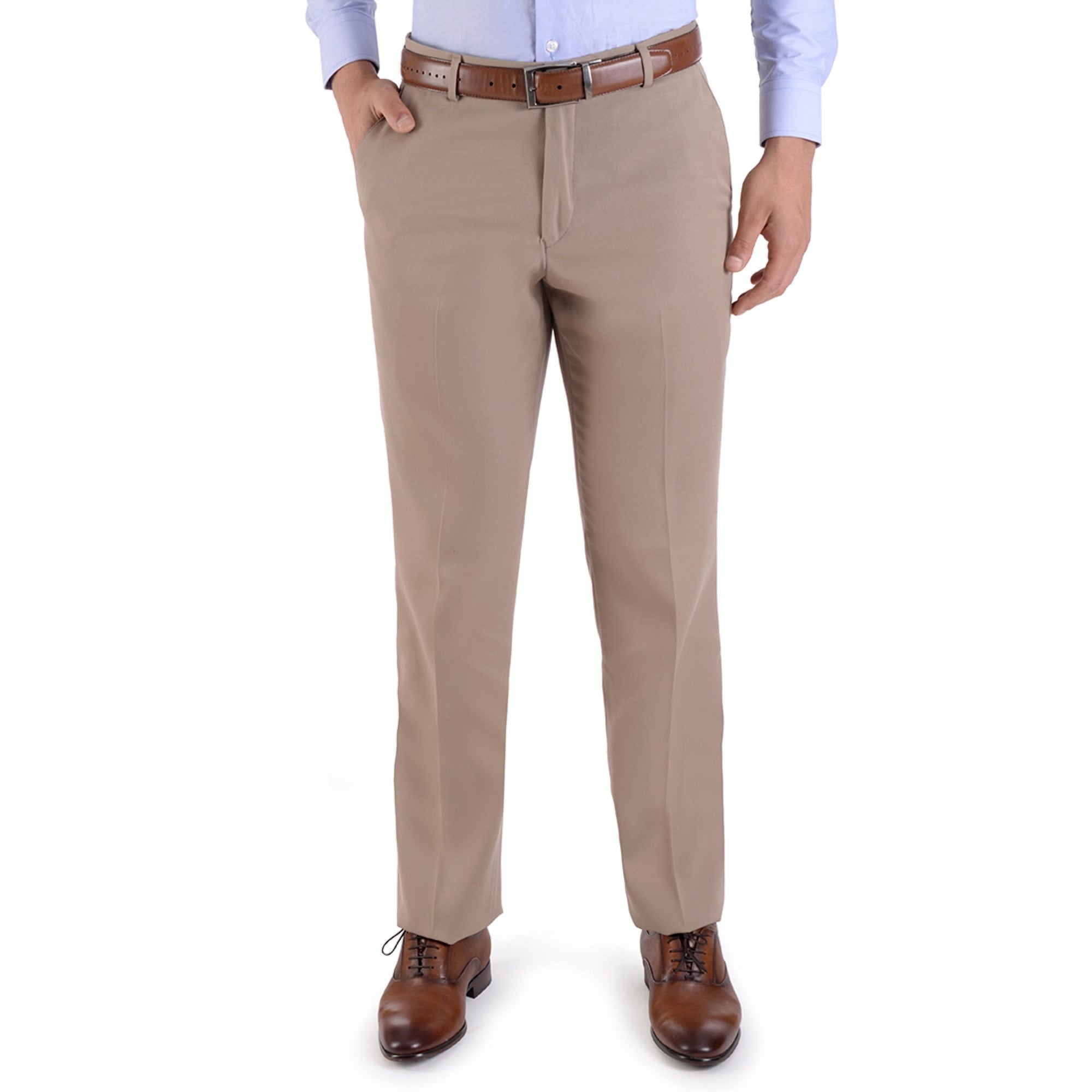 Pantalón de Vestir con Teflón Yale Regular Fit 8541