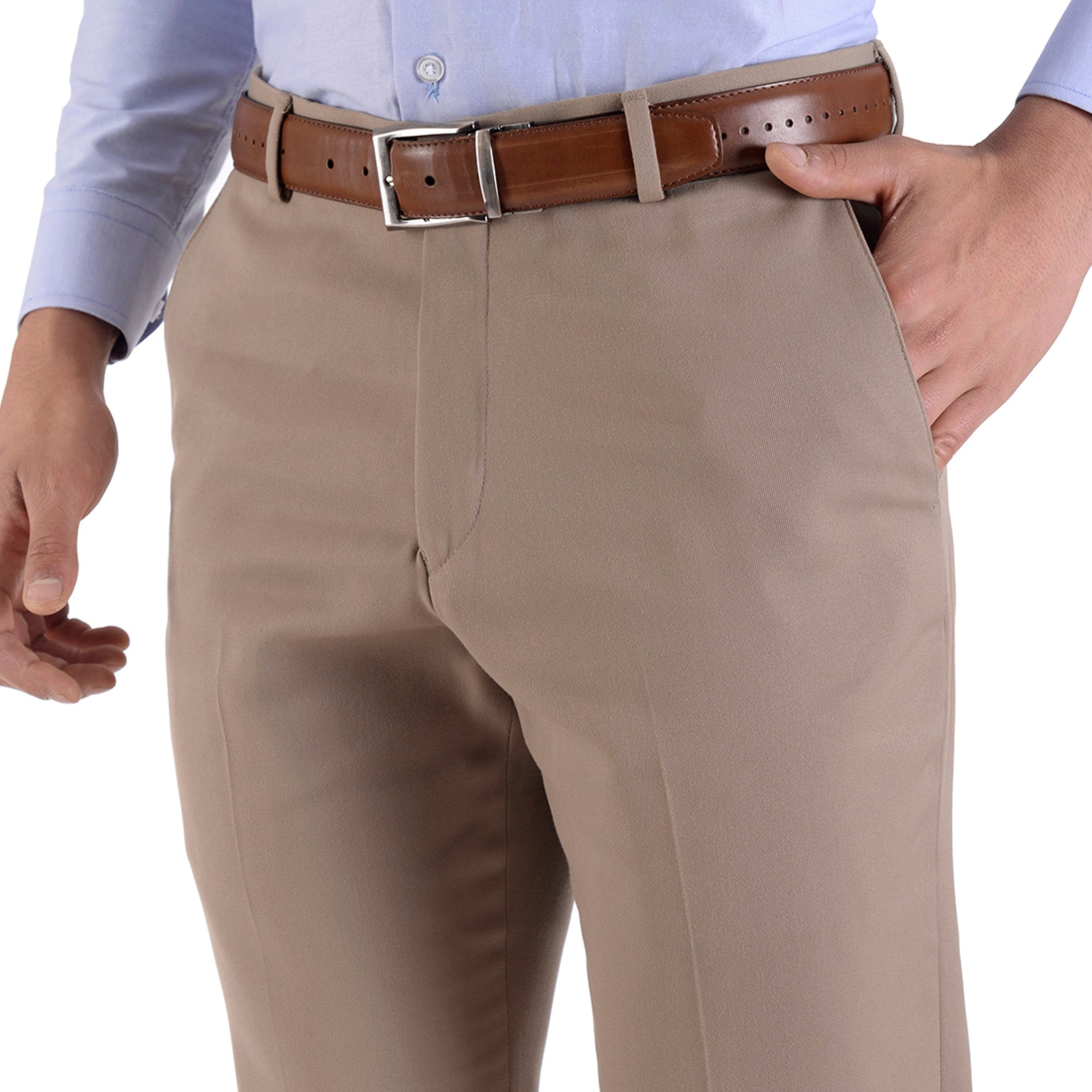 Pantalón de Vestir con Teflón Yale Regular Fit 8541