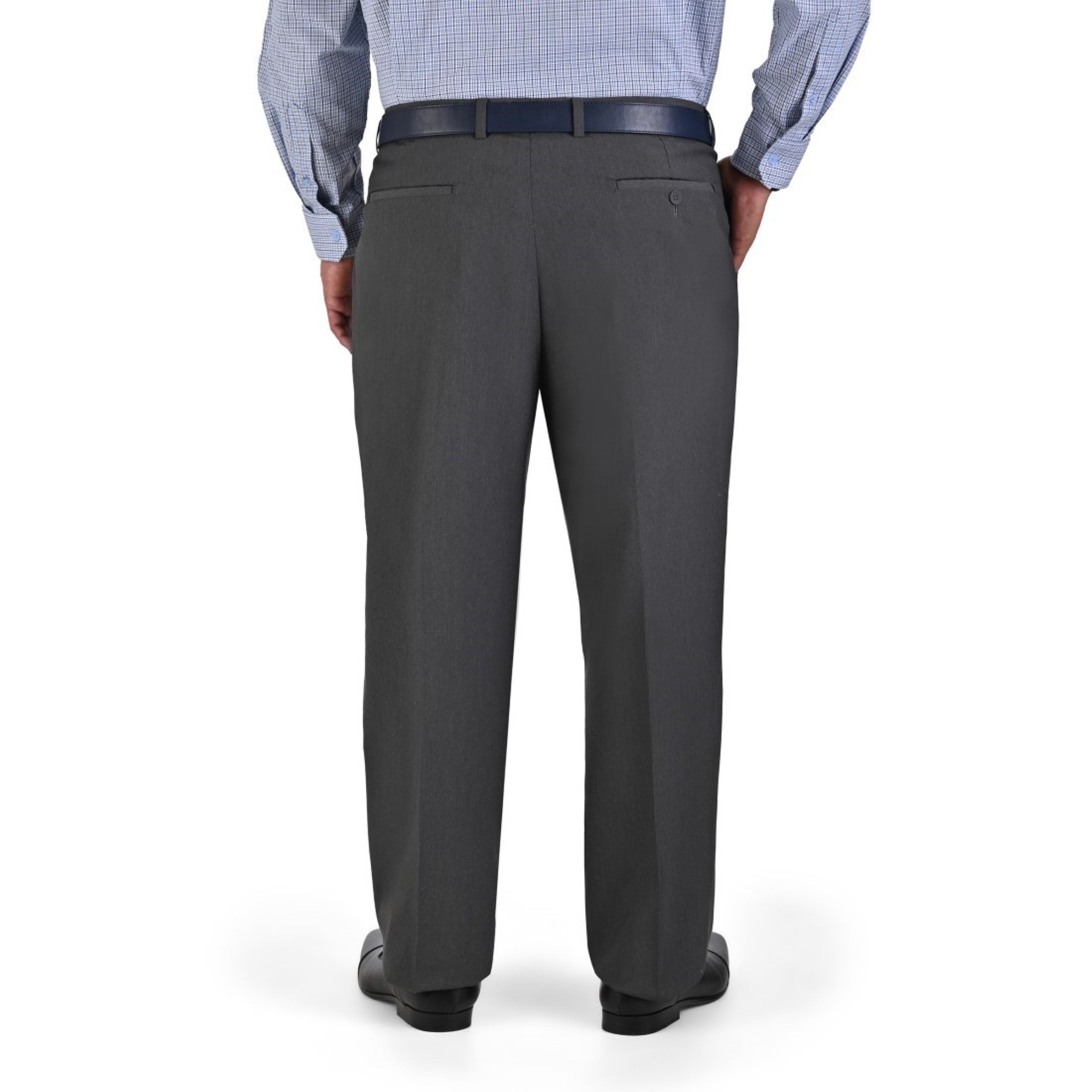 Pantalón de Vestir Yale Sin Pinzas Regular Fit Tallas Extra 0342