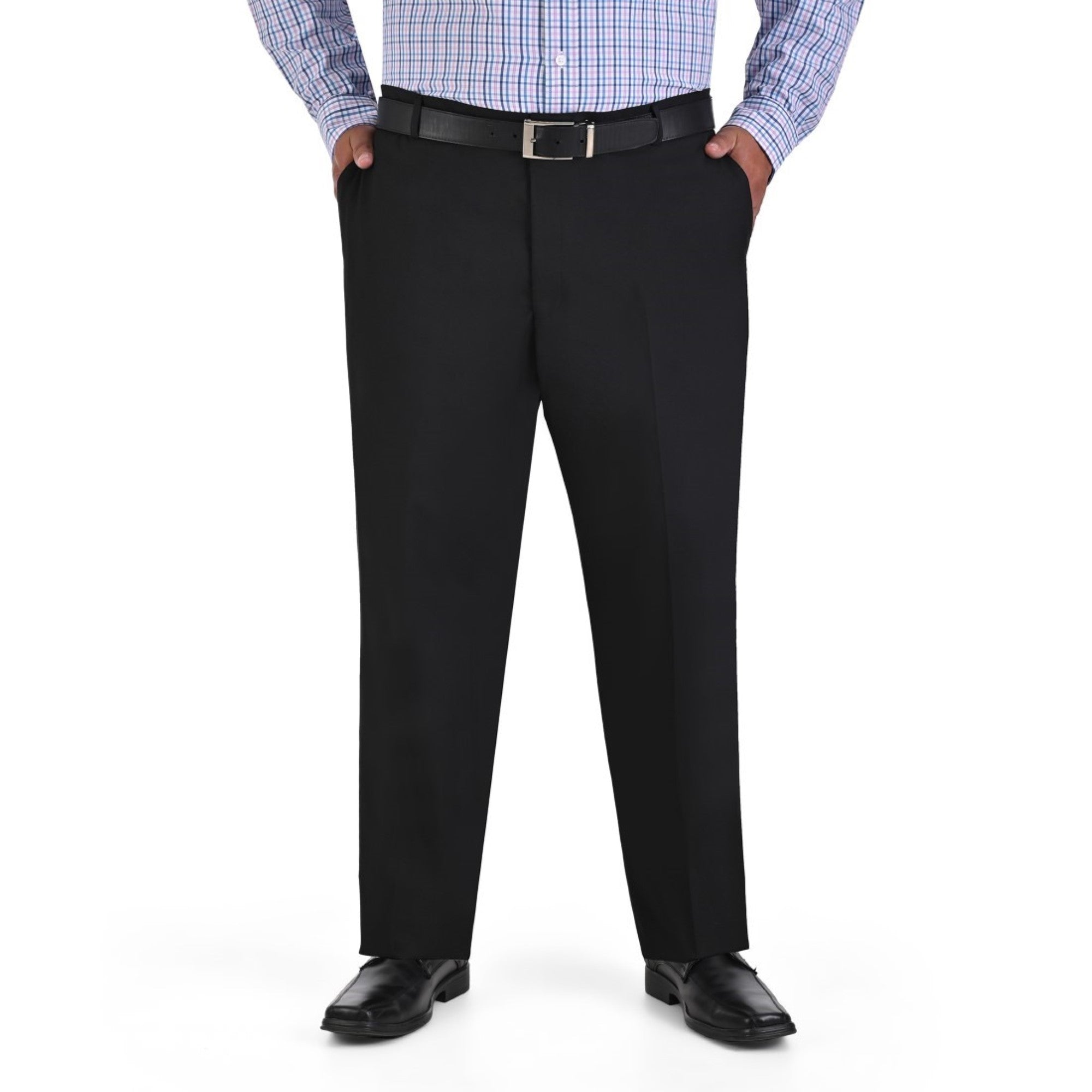 Pantalón de Vestir Yale Sin Pinzas Regular Fit Tallas Extra 0342