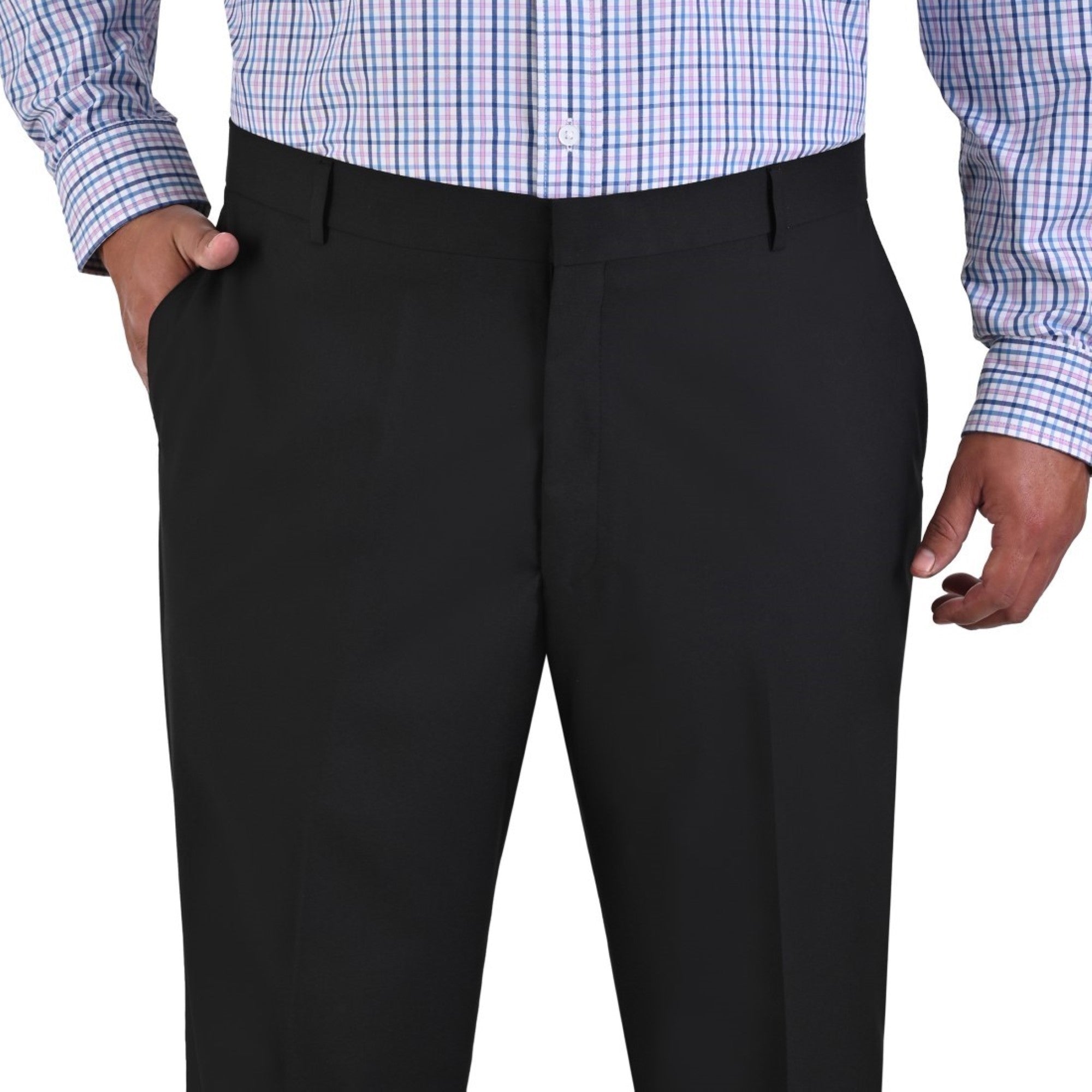 Pantalón de Vestir Yale Sin Pinzas Regular Fit Tallas Extra 0342