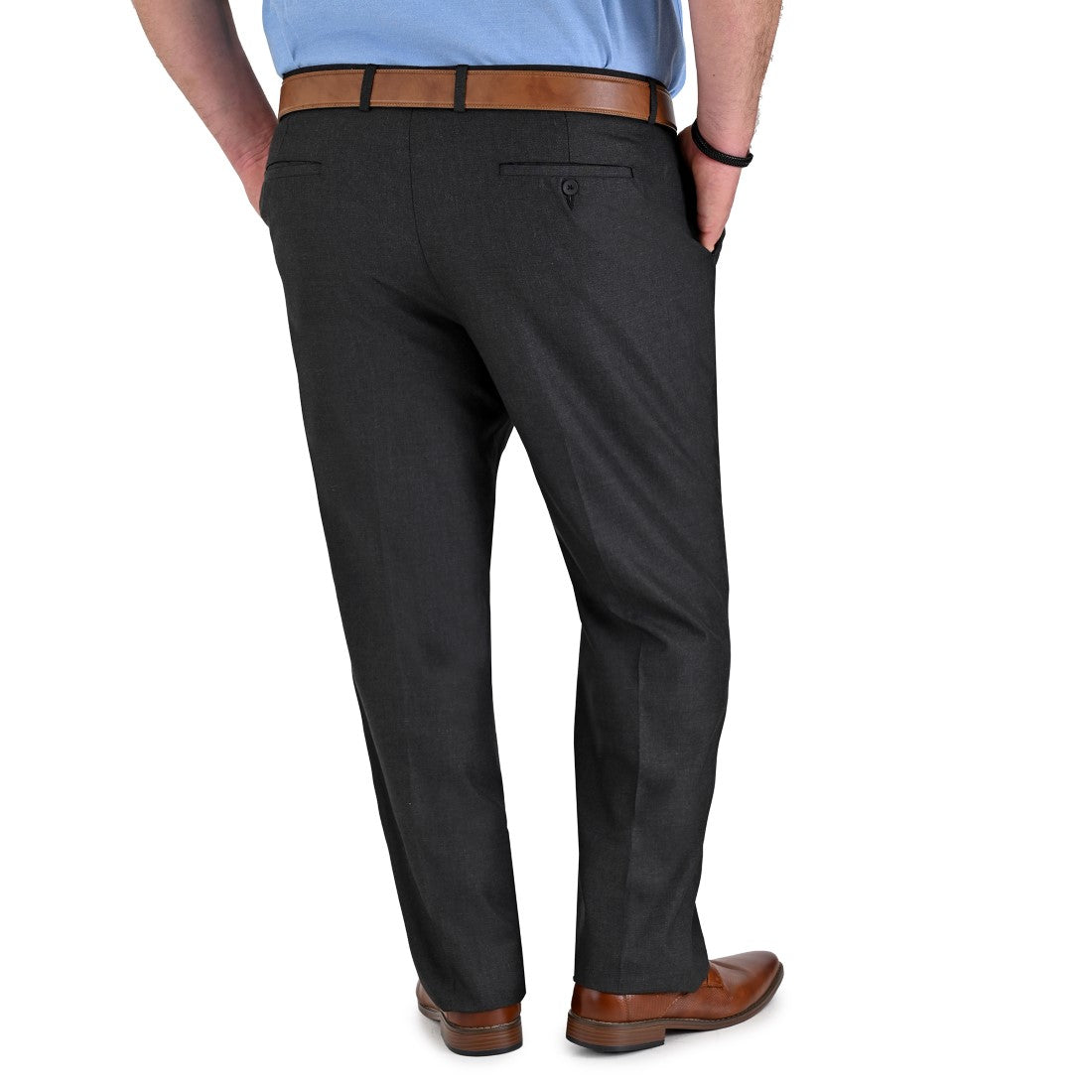 Pantalón  Vestir Yale Regular Fit Tallas Extra  Sin Pinzas 1768