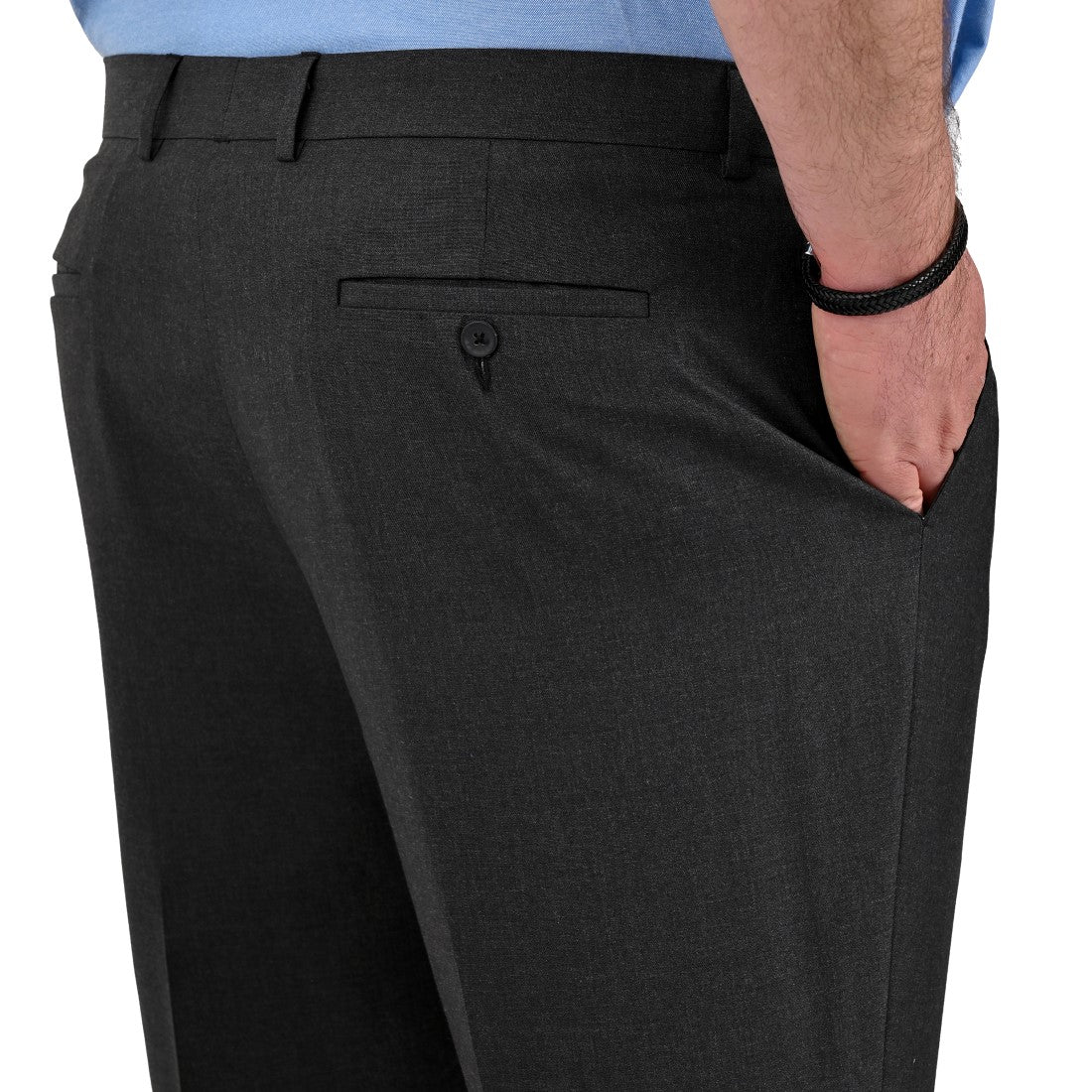 Pantalón  Vestir Yale Regular Fit Tallas Extra  Sin Pinzas 1768