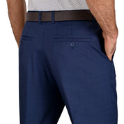 Pantalon de Vestir Yale 3773  Slim Fit Sin Pinzas Cintura Ajustable Azul Zafiro