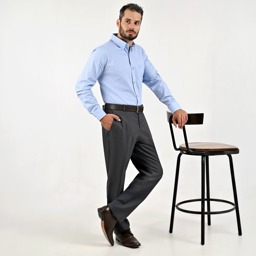 Pantalón de vestir Yale Slim Fit 7462 Gris