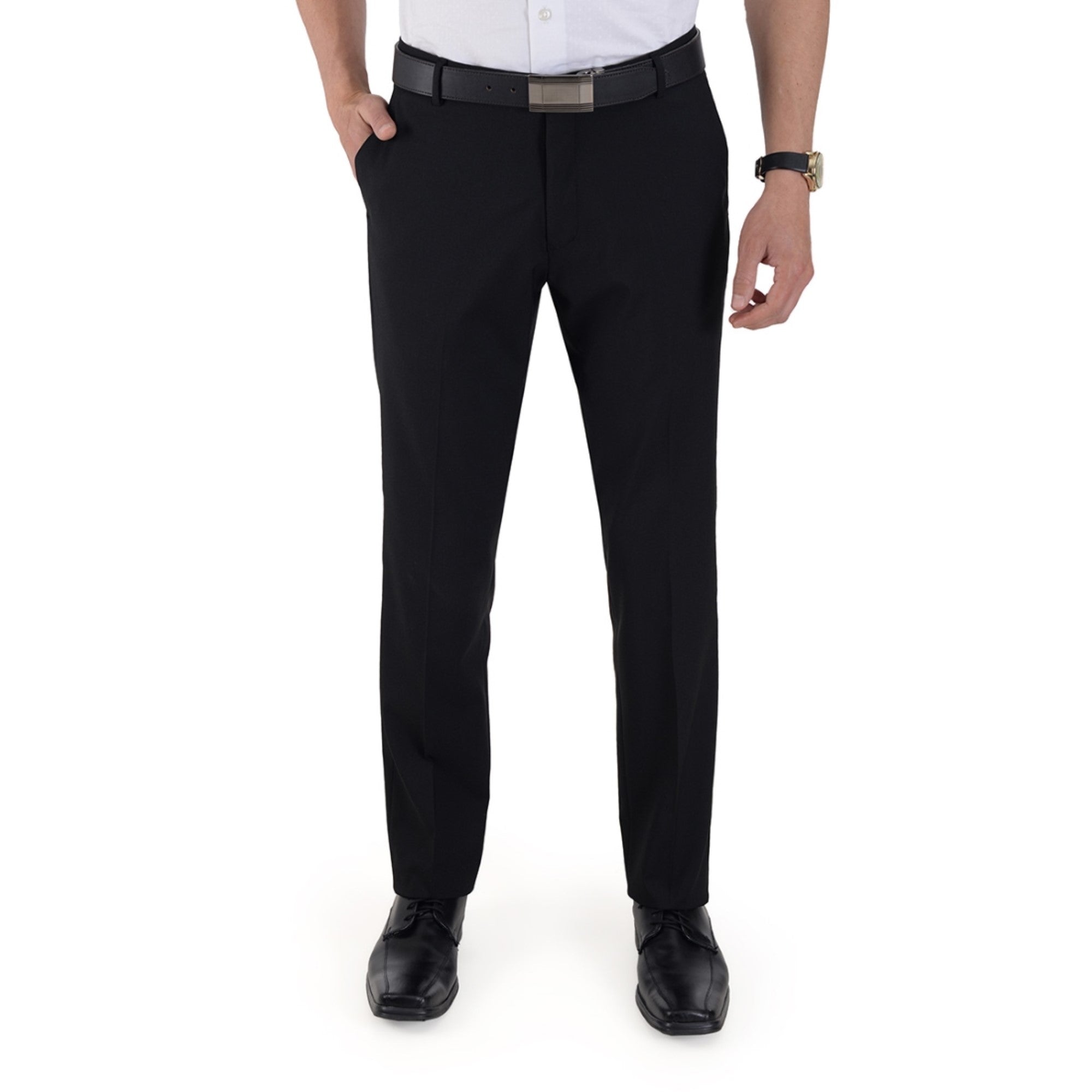 Pantalón de Vestir Yale Collection Sin Pinzas Slim Fit 0342