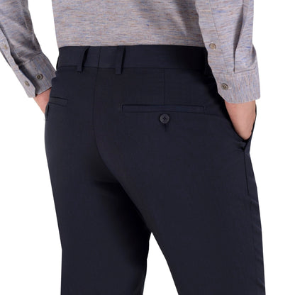 Pantalón Vestir Yale Collection Sin Pinzas Cintura Ajustable Regular Fit 0342