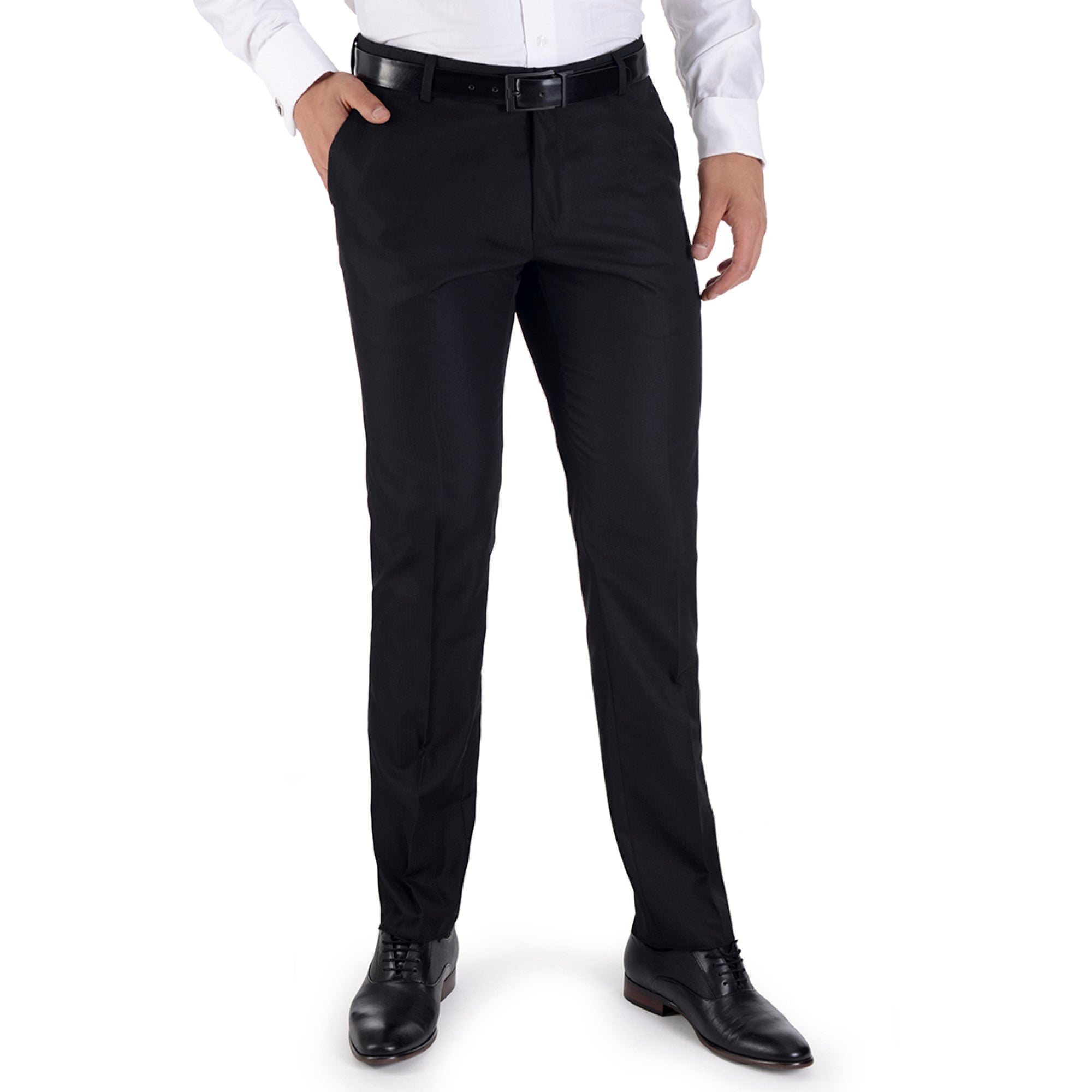 Pantalón de Vestir Yale Slim Fit Sin Pinzas 0422