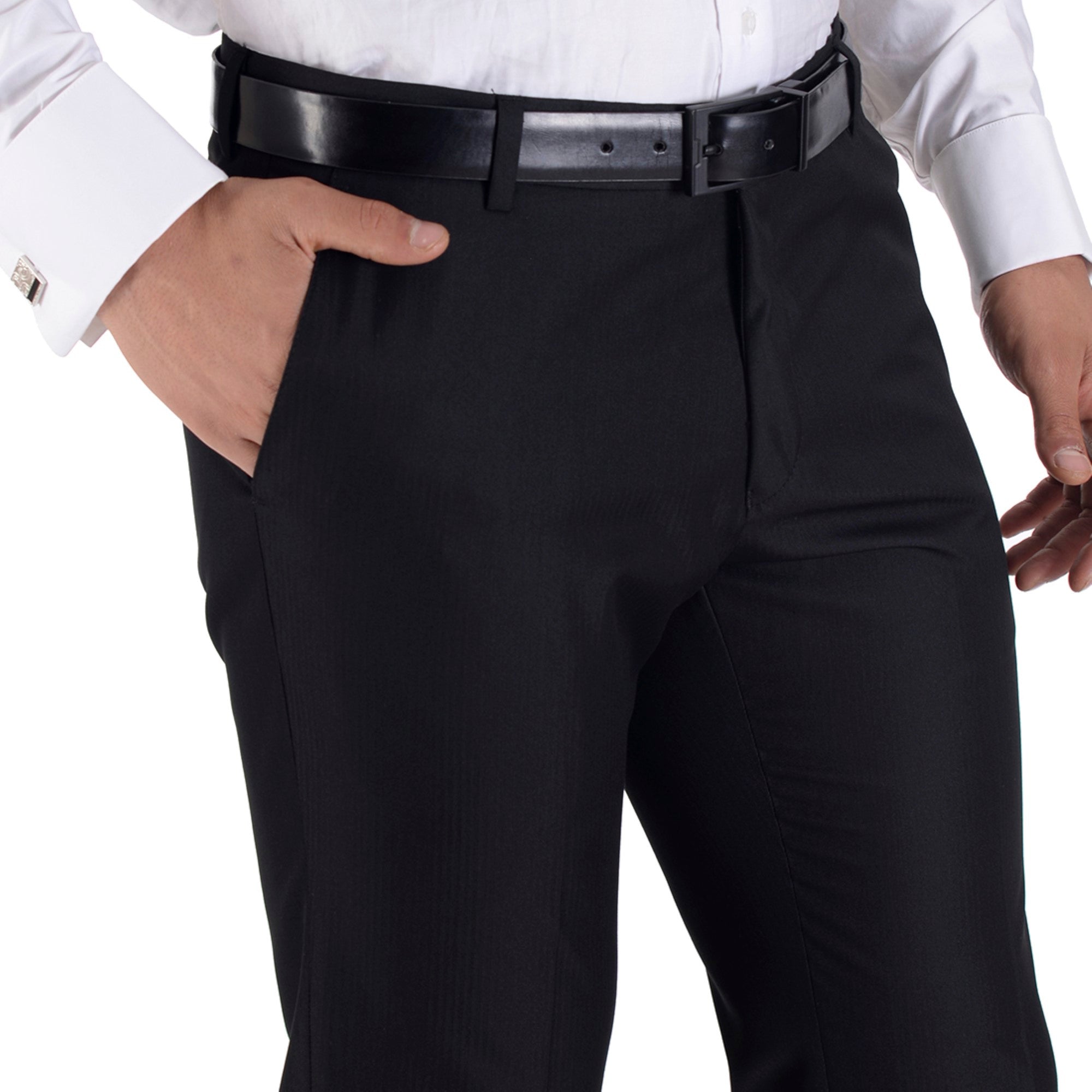 Pantalón de Vestir Yale Slim Fit Sin Pinzas 0422