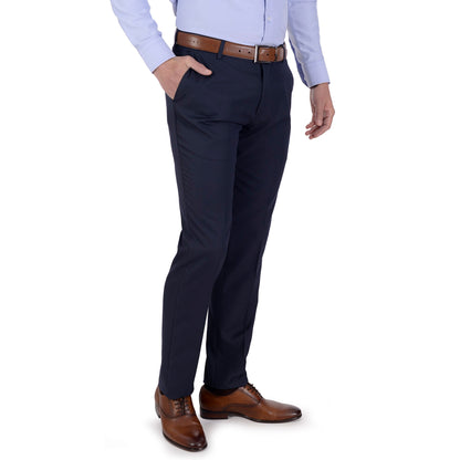 Pantalón Vestir Yale Slim Fit Sin Pinzas 0422