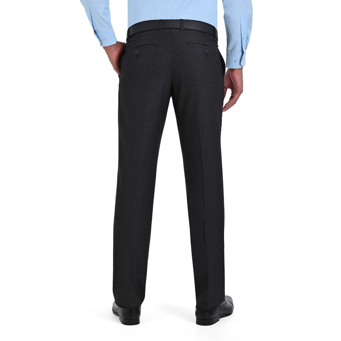 Pantalon de Vestir Yale 2327   Slim Fit Sin Pinzas  Negro