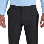 Pantalon de Vestir Yale 2327   Slim Fit Sin Pinzas  Negro