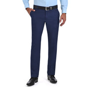 Pantalon de Vestir Yale 2327   Slim Fit Sin Pinzas  Azul Marino