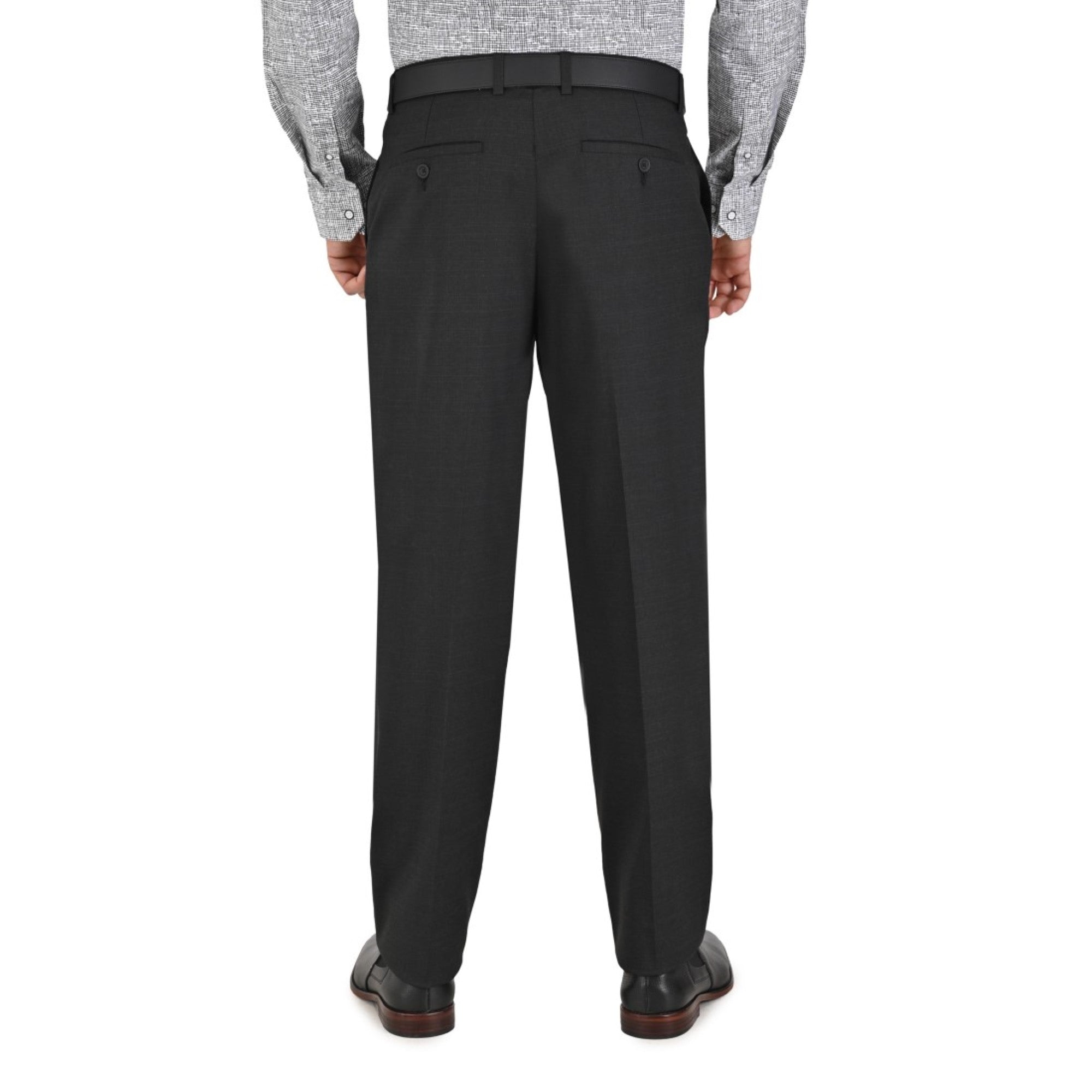 Pantalon de Vestir Yale 3774   Slim Fit Sin Pinzas  Negro