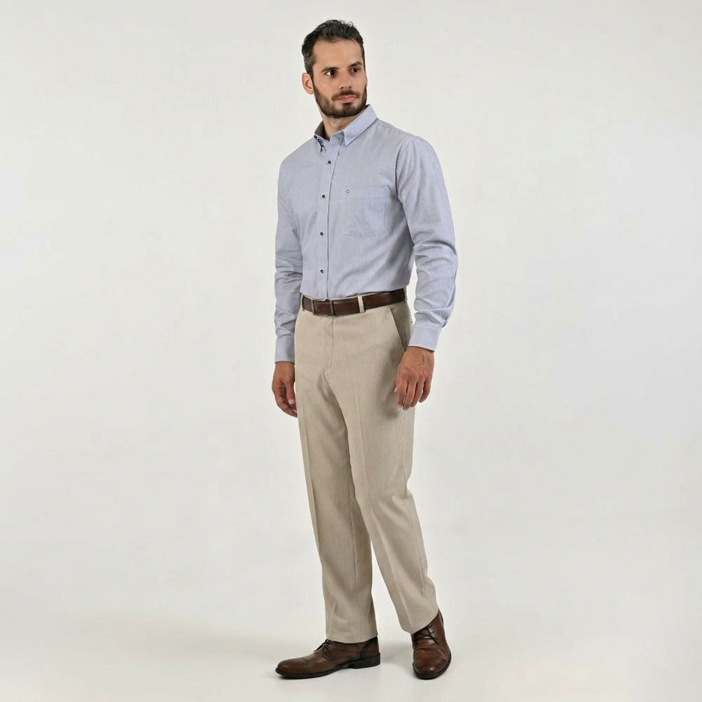 Pantalón de vestir Yale Slim Fit  7397 Beige