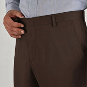 Pantalón de vestir Yale Slim Fit  7397 Cafe