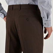 Pantalón de vestir Yale Slim Fit  7397 Cafe