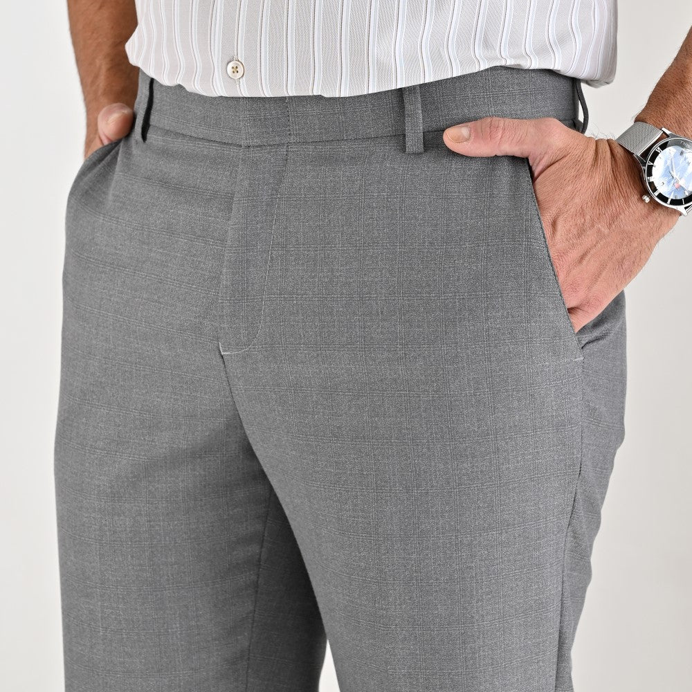 Pantalón de vestir Yale Slim Fit 7458 Gris Rata