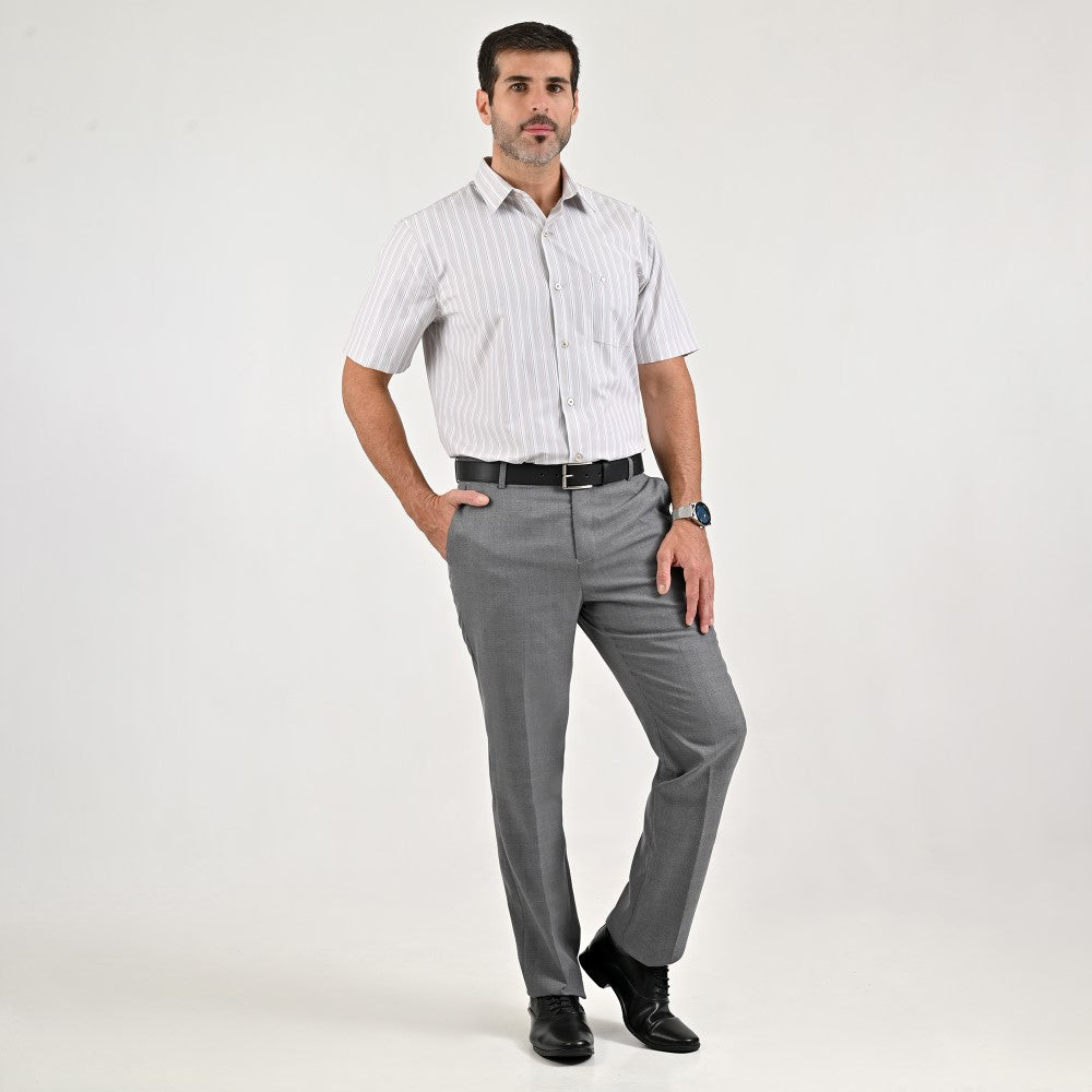 Pantalón de vestir Yale Slim Fit 7458 Gris Rata