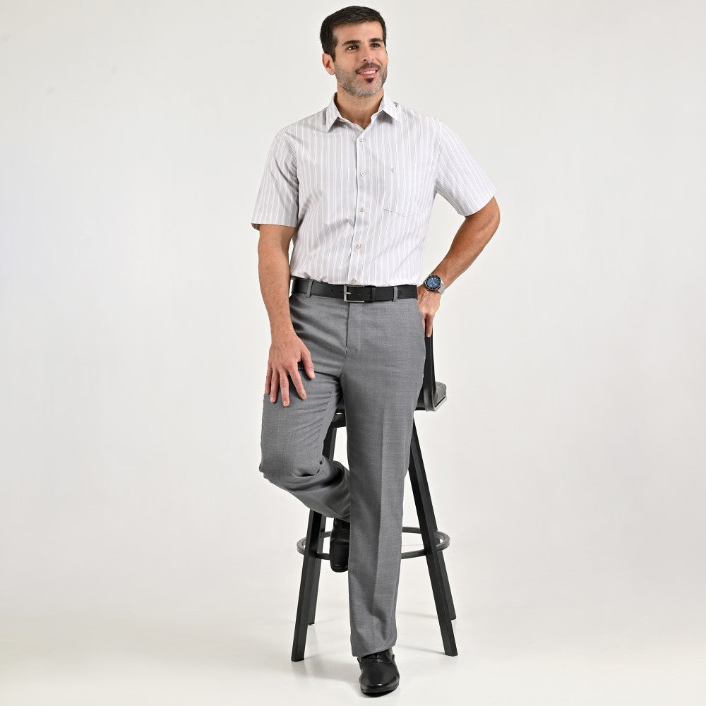 Pantalón de vestir Yale Slim Fit 7458 Gris Rata