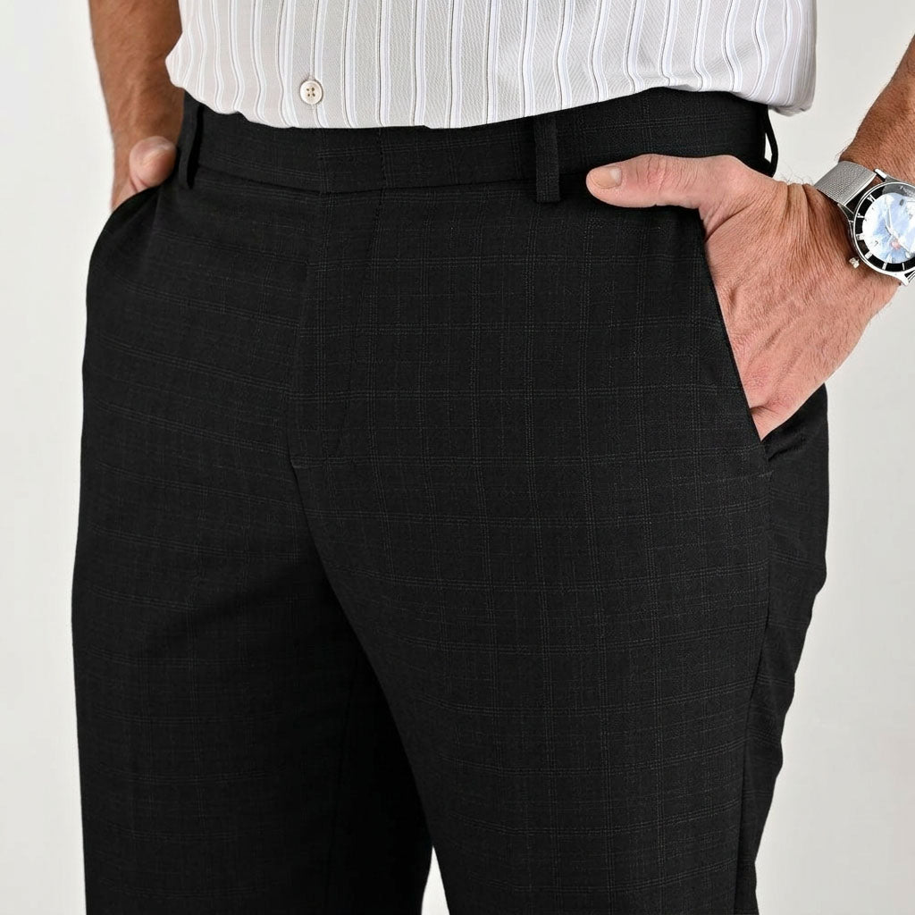 Pantalón de vestir Yale Slim Fit 7458 Negro