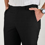 Pantalón de vestir Yale Slim Fit 7458 Negro