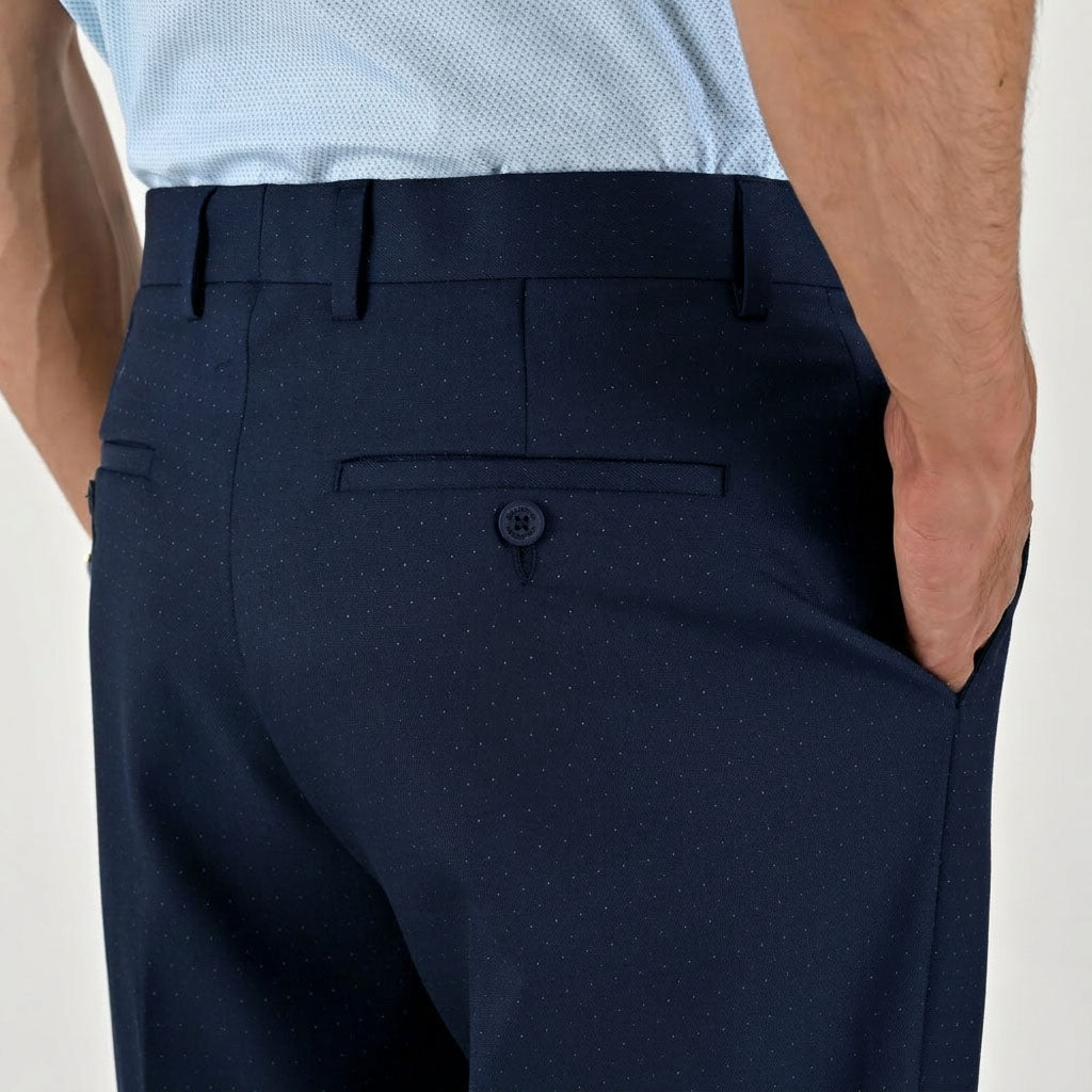 Pantalon de vestir Yale Slim Fit 7460 Azul