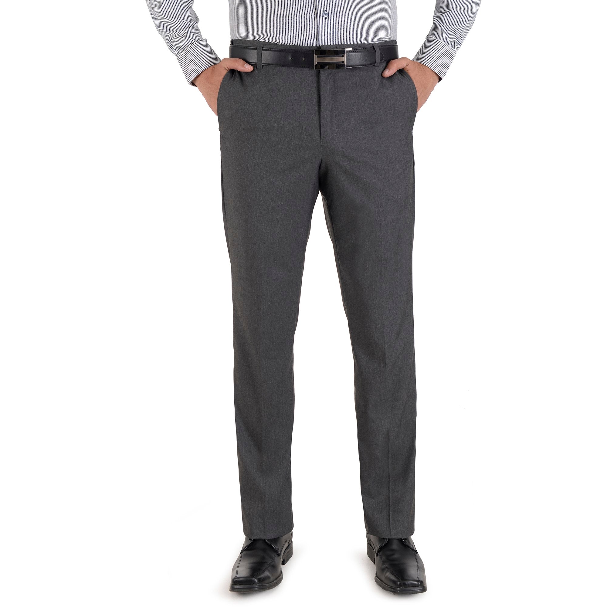 Pantalón de Vestir Yale Sin Pinzas Cintura Ajustable Regular Fit 0342