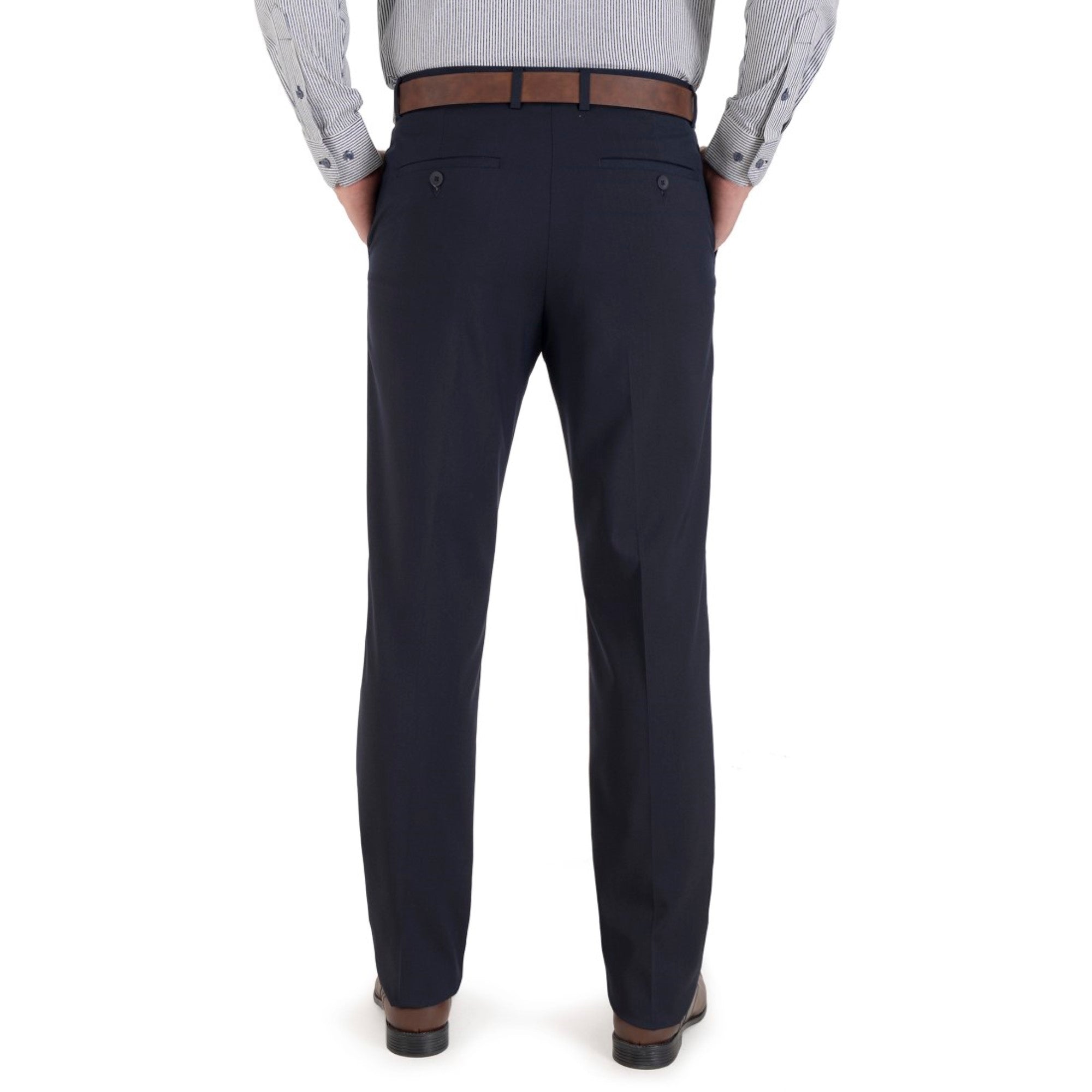 Pantalón de Vestir Yale Sin Pinzas Cintura Ajustable Regular Fit 0342