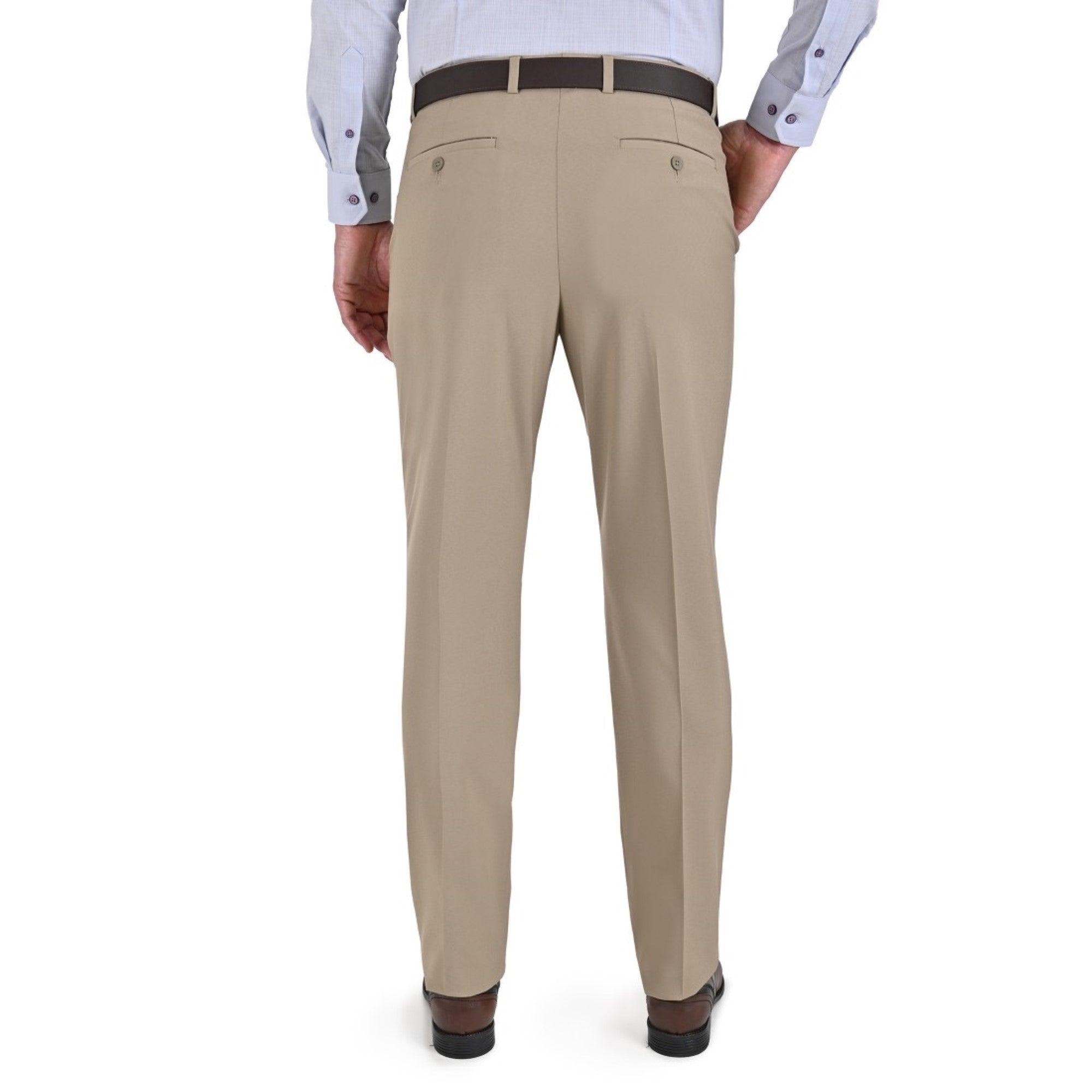 Pantalón de Vestir Yale Sin Pinzas Cintura Ajustable Regular Fit 0342