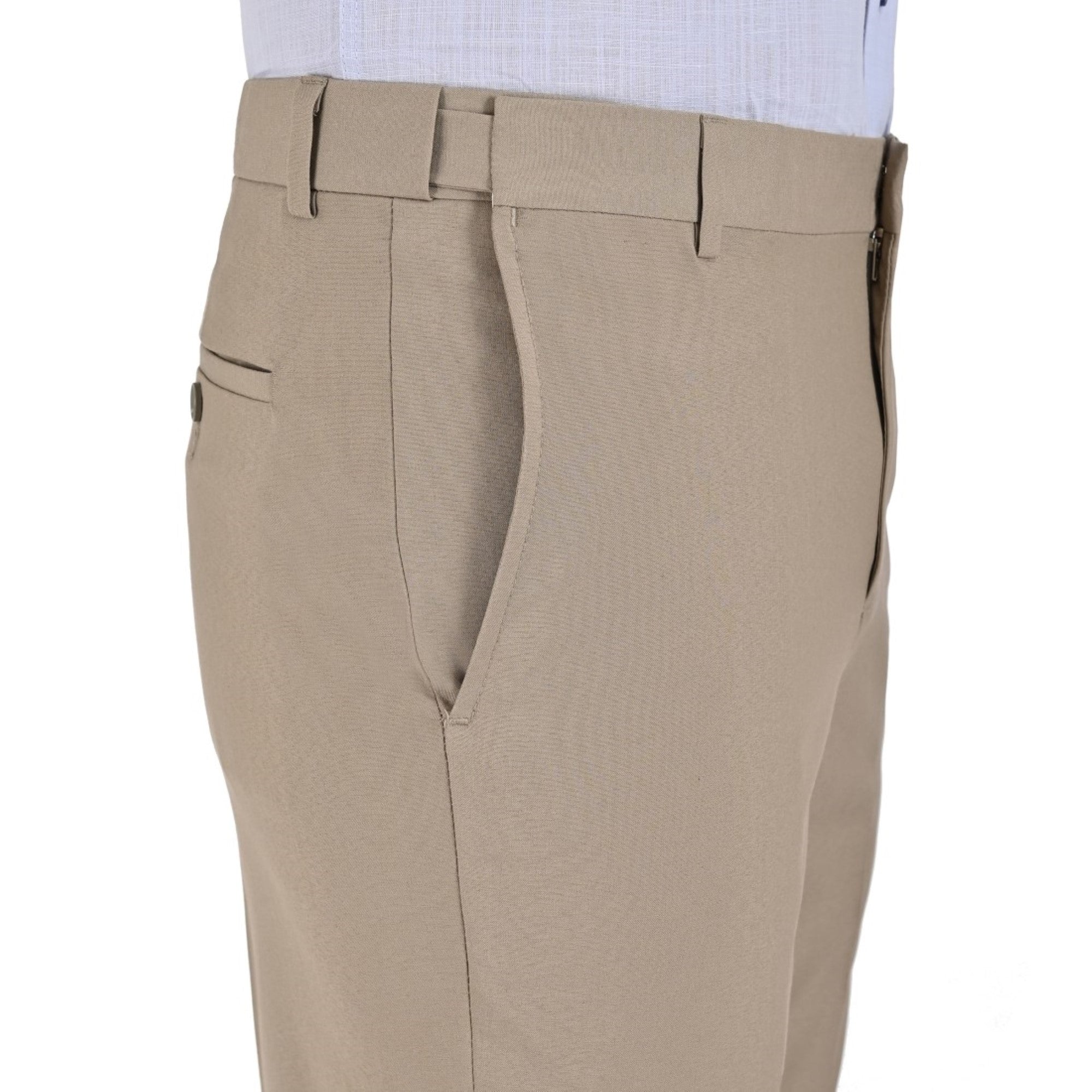 Pantalón de Vestir Yale Sin Pinzas Cintura Ajustable Regular Fit 0342