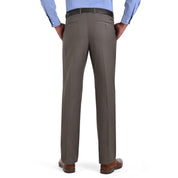 Pantalon de Vestir Yale 0414  Regular Sin Pinzas Cintura Ajustable Verde Olivo