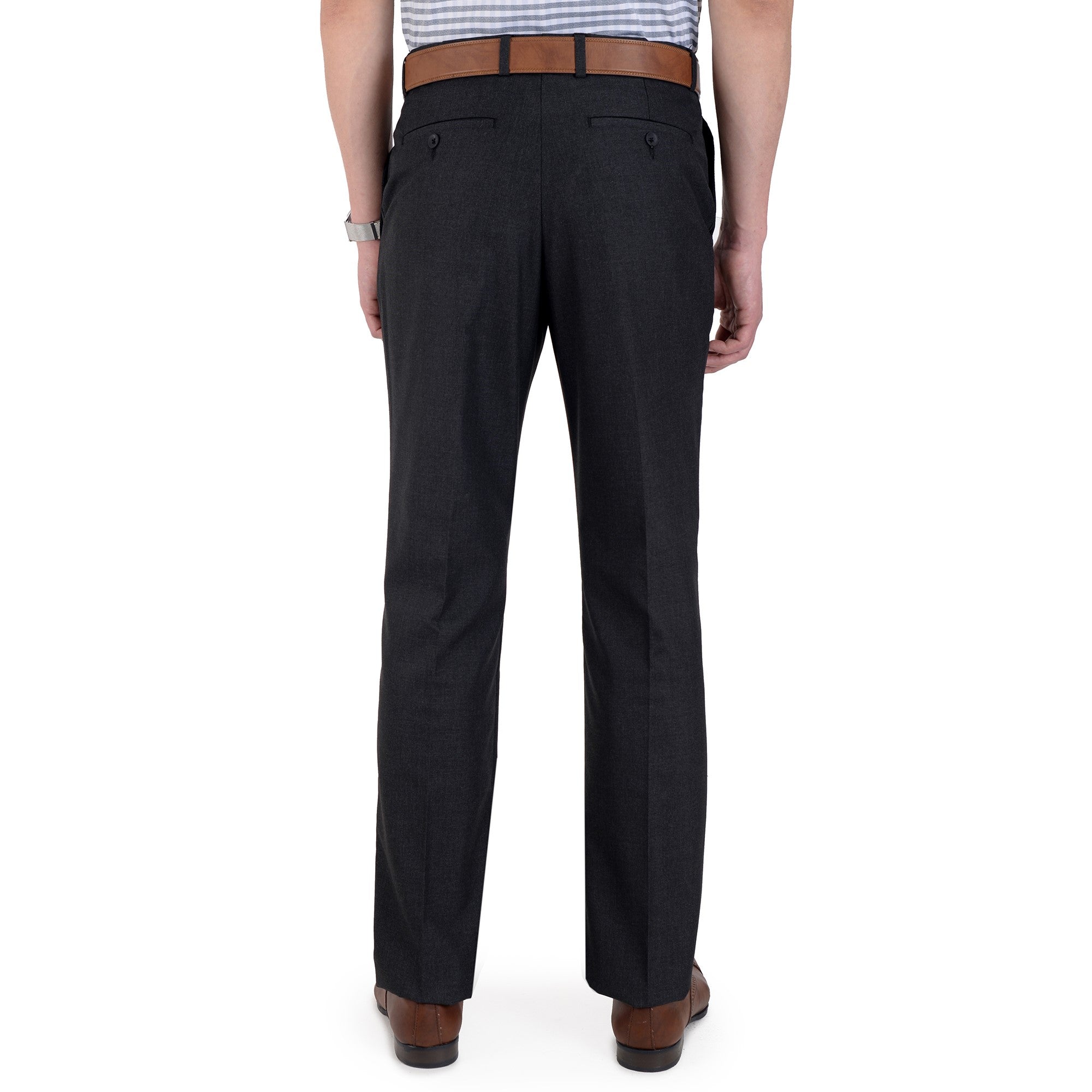 Pantalón de Vestir Yale Sin Pinzas Cintura Ajustable Regular Fit 1768