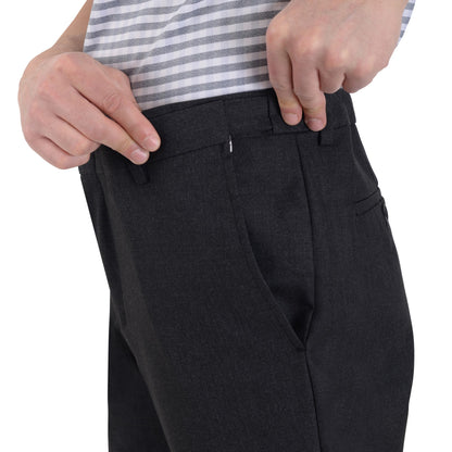 Pantalón Vestir Yale Sin Pinzas Cintura Ajustable Regular Fit 1768