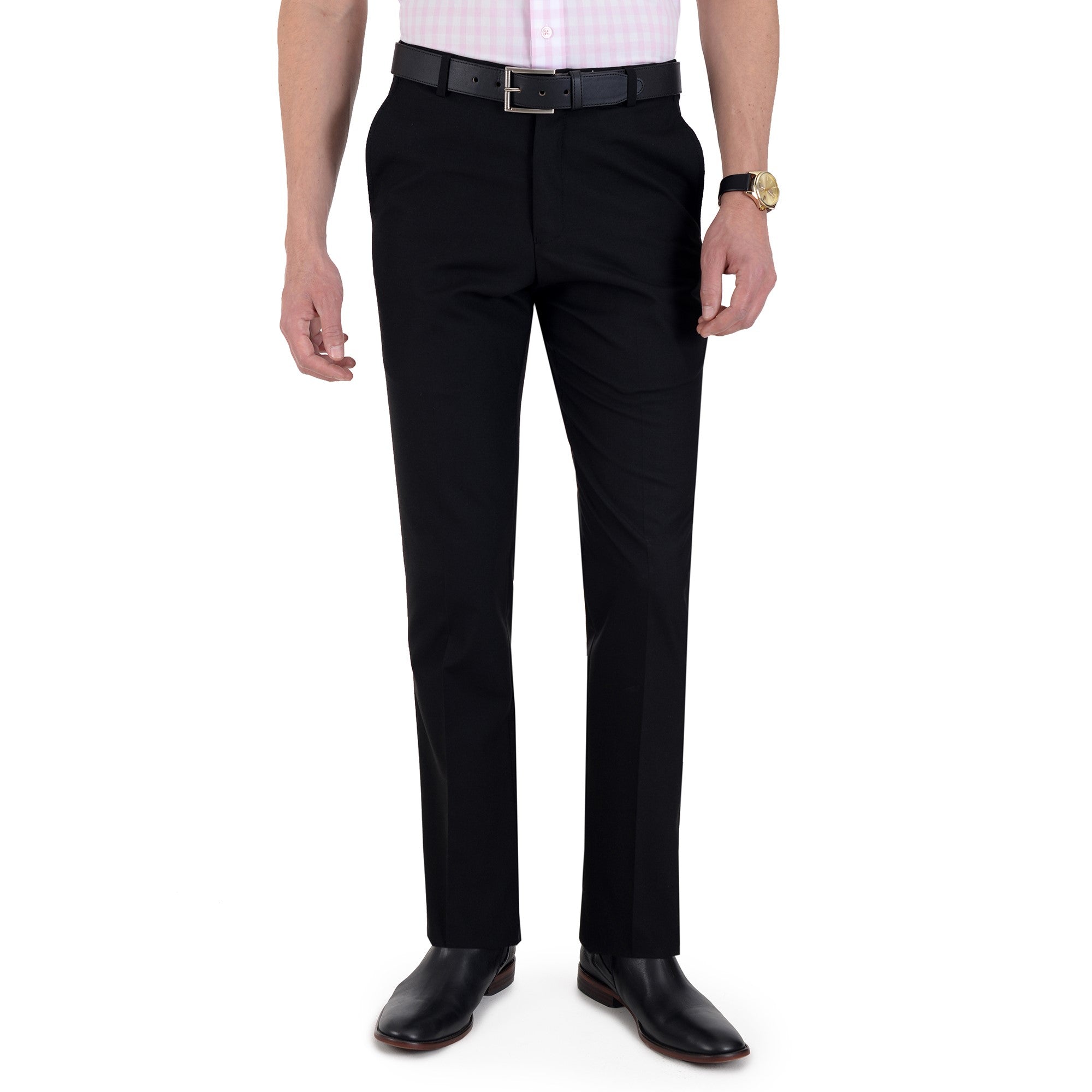 Pantalón de Vestir Yale Sin Pinzas Cintura Ajustable Regular Fit 1768