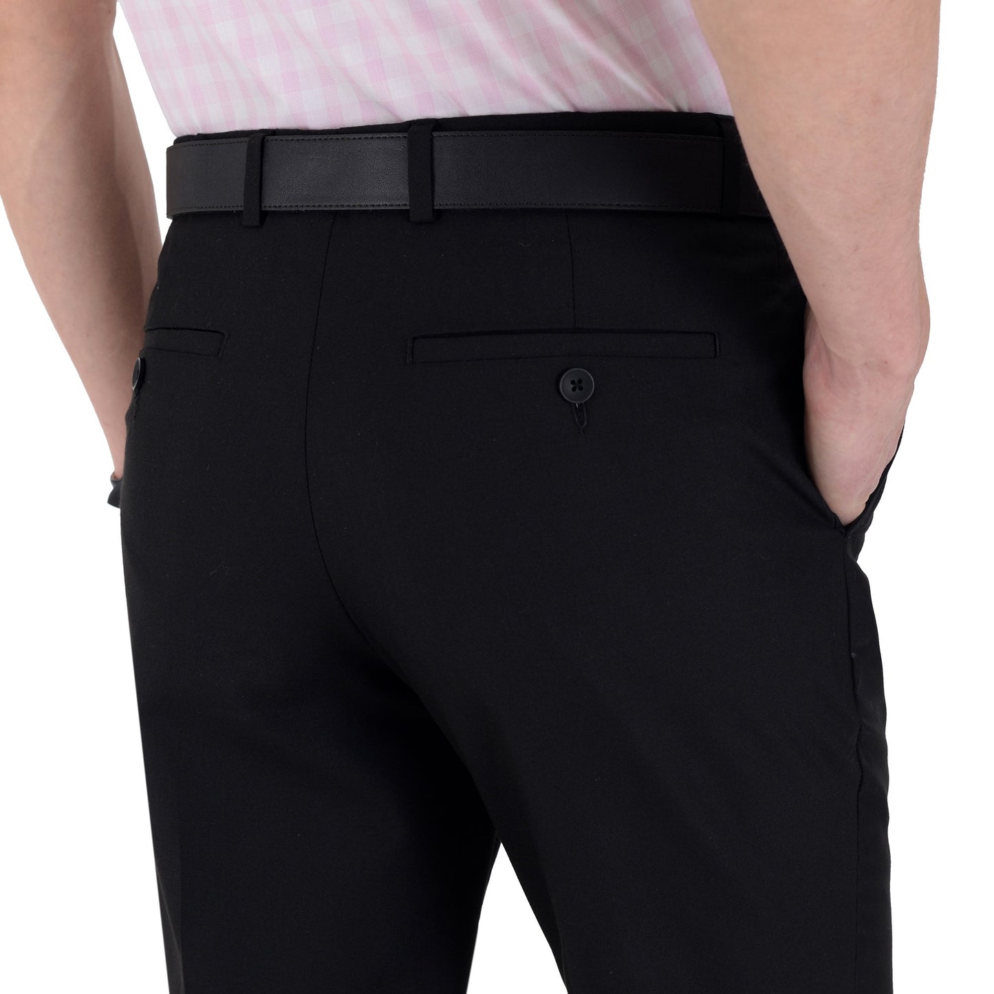 Pantalón Vestir Yale Sin Pinzas Cintura Ajustable Regular Fit 1768