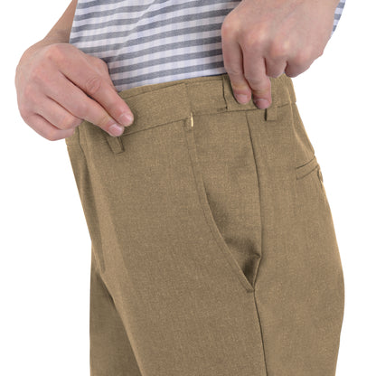 Pantalón Vestir Yale Sin Pinzas Cintura Ajustable Regular Fit 1768