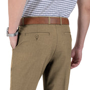 Pantalón de Vestir Yale Sin Pinzas Cintura Ajustable Regular Fit 1768