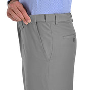 Pantalon de Vestir Yale 2337  Regular Sin Pinzas Cintura Ajustable Gris