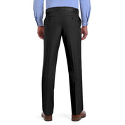 Pantalon de Vestir Yale 2337  Regular Sin Pinzas Cintura Ajustable Negro