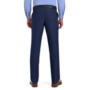 Pantalon de Vestir Yale 2337  Regular Sin Pinzas Cintura Ajustable Azul Marino