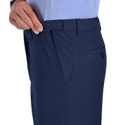 Pantalon de Vestir Yale 2337  Regular Sin Pinzas Cintura Ajustable Azul Marino