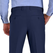 Pantalon de Vestir Yale 2337  Regular Sin Pinzas Cintura Ajustable Azul Marino