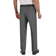 Pantalon de Vestir Yale 3820  Regular Sin Pinzas Cintura Ajustable Gris Rata