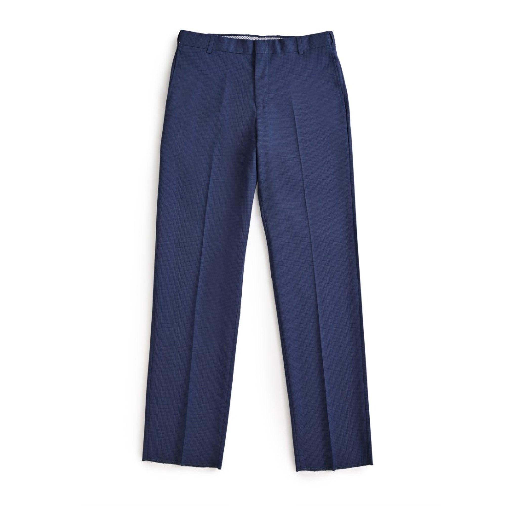 Pantalon de Vestir Yale 3825  Regular Sin Pinzas Cintura Ajustable Azul Petroleo
